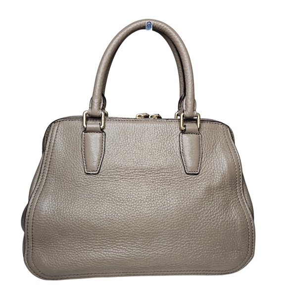 MCM Taupe Leather Satchel w/ authenticity card - Picture 2 of 6